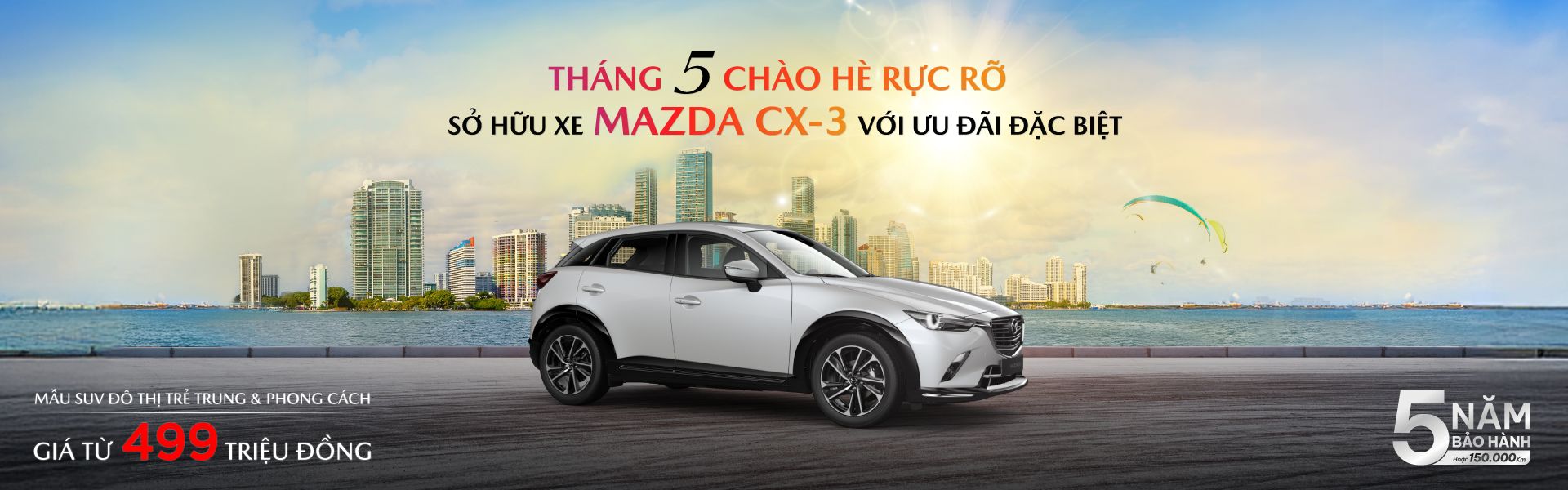 mazda cx 3 Mazda Bình Dương – Ưu đãi mùa hè tháng 5: Dịch vụ 15 triệu & trả trước chỉ từ 20%