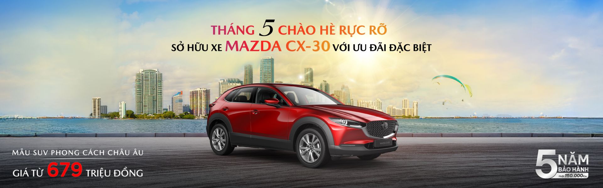 mazda cx 30 Mazda Bình Dương – Ưu đãi mùa hè tháng 5: Dịch vụ 15 triệu & trả trước chỉ từ 20%